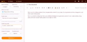 best rytr ai writer tool an paraphasing tool